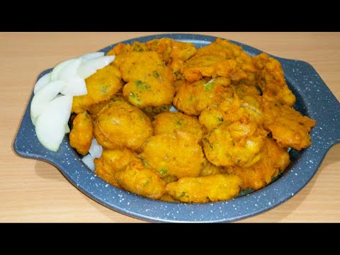 Besan Pakora || Gramflour Pakora || Besan pakora in English - Quick Snack Recipe @RFoodInn