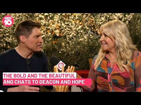 The Bold and the Beautiful's Deacon and Hope speak to Ang | Studio 10