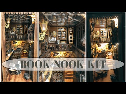 BOOK NOOK KIT - MINIATURE BOOKSTORE