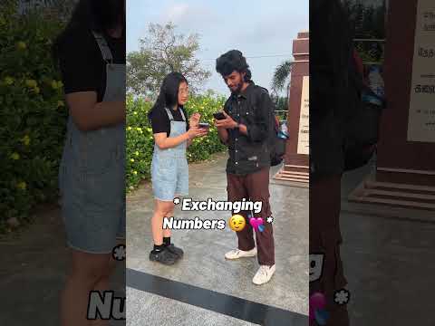 Picking up an Korean🇰🇷Girl😍Man Madhan Ambu Ep 9💘 #public #funny #cutegirl #challenge #pickingup