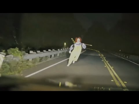 Chilling Dashcam Footage: Witness Something Creepy