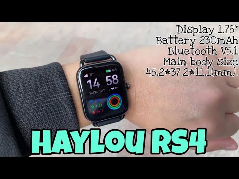 450mAh, 368x448 permission, IP68, 1.78 inch - Haylou RS4