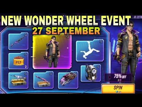 WONDER WHEEL EVENT [27 SEP] FREE FIREE || UPCOMING EVENT FREE FIRE ||#nexteventfreefire #neweventff