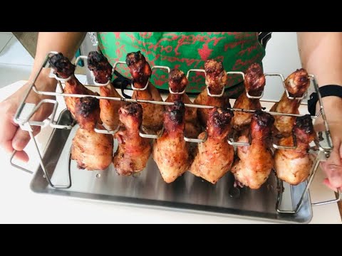 I tried a new marinade which turned perfectly cool with the use of a roasting rack | Mama’s new tool