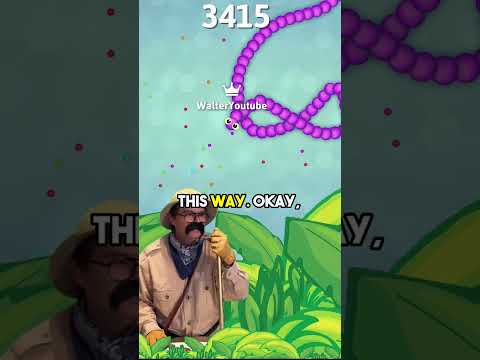 Walter Fights for the Crown in a Snake.io Showdown!