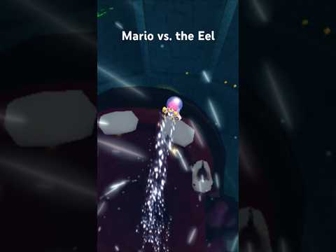 Mario vs. the Eel #gaming #waterlevel #ocean #sunshine #star #supermario #boss #swimming #gamecube