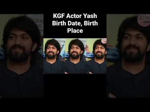 KGF Actor Yash Birth Date And Birth Place