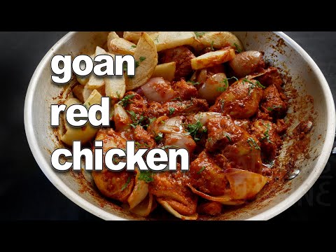 Goan Red Chicken Recipe | Marinated Chicken Recipe | Goan Chicken Recipes