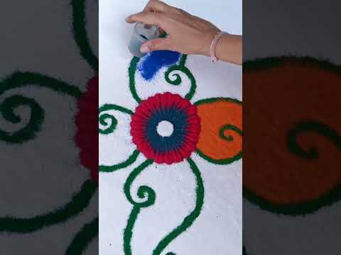 Festival rangoli #shorts #shortvideo #trendingshorts