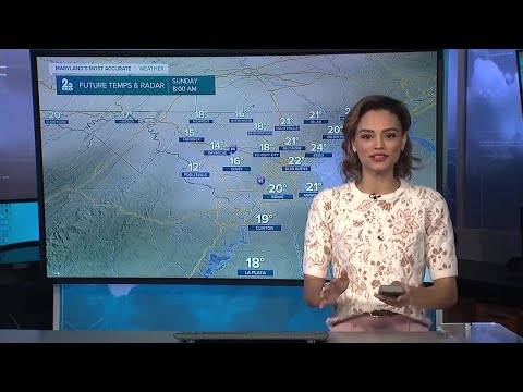 WMAR-2 News Abigail Degler early Sunday forecast