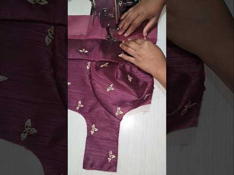 How to attached perfect crosspatti#blouse stiching #shorts #shortvideo