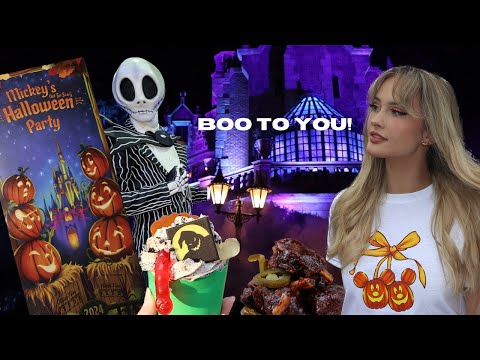 Opening Night of Mickey's Not So Scary Halloween Party | New Snacks | Boo To You Parade