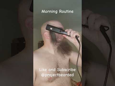 Morning Beard Routine #bearding #beard #beards #barber #beardstyle #funny #menshealth #hair