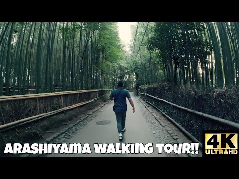 EXPLORING THROUGH ARASHIYAMA AREA IN KYOTO, JAPAN WALKING TOUR 🇯🇵🍂⛩️!! [4K]