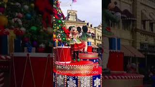 Mickey and Minnie Mouse - Once Upon A Christmastime Parade - #magickingdom