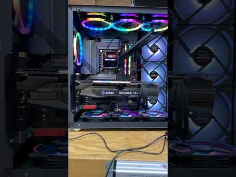 Cleaning a #PC that's all RGB and no GPU! (easy fix) #tech #technology #shorts