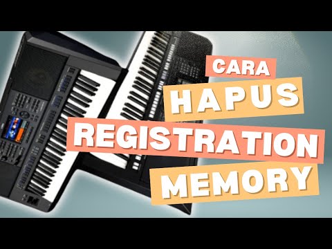 How to delete Registration Memory on Yamaha PSR S950