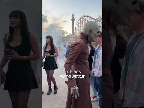 Subscribe ✨ SIX FLAGS FRIGHT FEST  #halloween #sixflags #halloween2023 #halloweenshorts #shortsfeeds