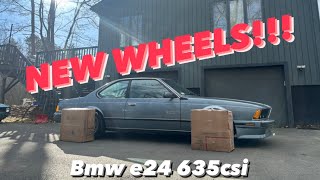 BMW E24 New wheels! 635CSI