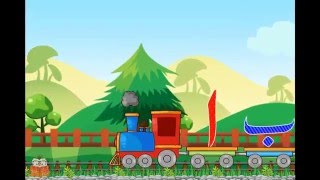 Alif Bay Train | Urdu Alphabet Train | Haroof e Tahajji Train