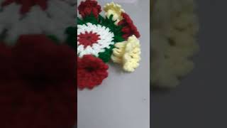 Mini Flower thalposh crochet design 🌺⚘ #CMS