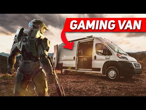 Vanlife Gaming, Breakfast, and a Sunset