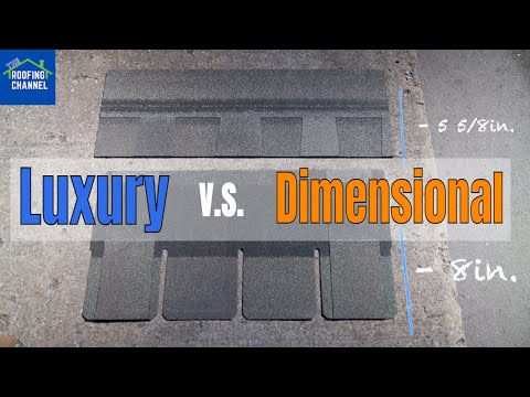 Luxury vs. Dimensional Shingles (The Key Differences)