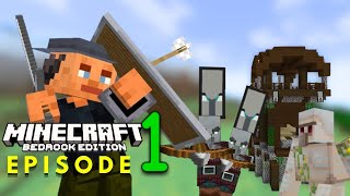 WHEN PLAYER CONTROLS PLAYER - MinecraftBE Survival EP 01