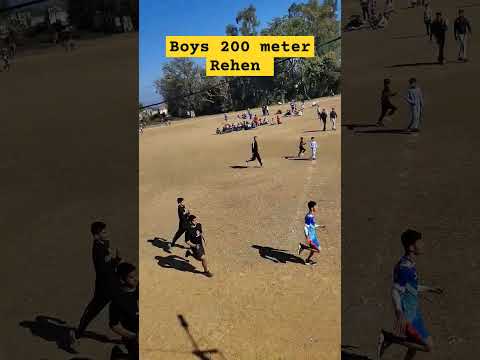 Boys 200 meter running at rehen ground hp #minivlog #new #viralreels