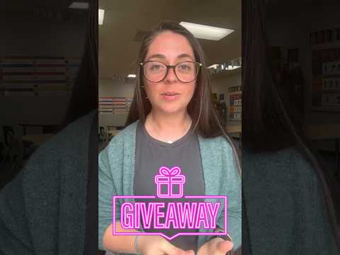 It’s time to celebrate with a #giveaway 🥳 #teachervlog #teacherdayinthelife #teacher