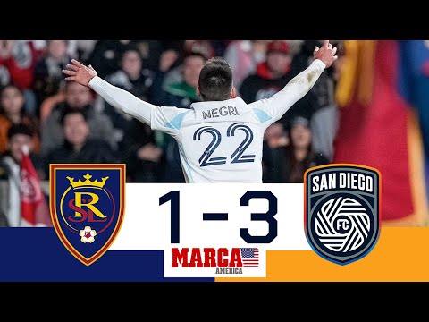 San Diego stays undefeated! | Real Salt Lake 1-3 San Diego FC | Goals and Highlighs | MLS