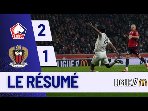 Lille - Nice | 2-1 | Highlights | Ligue 1 2024-25 | Lille Nice