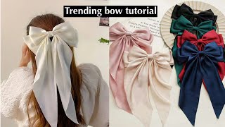 DIY Trending hair bow tutorial