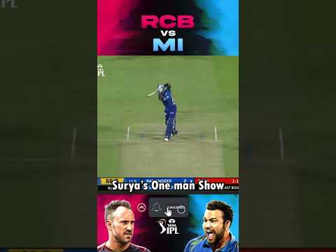 Sky's One Man Show🔥| RCB vs MI | IPL 2022 | Match 18 Highlights | #Shorts