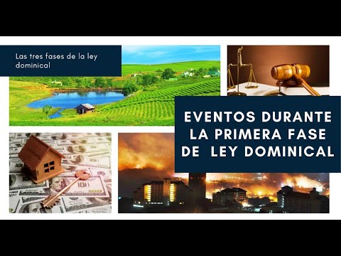 08. Las tres fases de la ley dominical: Eventos durante la primera fase de la ley dominical.