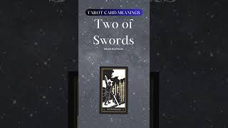 Balancing Choices: The Two of Swords Tarot Card | Tarot Talks Short #tarot #tarotreading