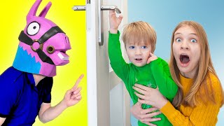 Amelia and Arthur learn not to open the door for Strangers. A fun knock knock knock story.