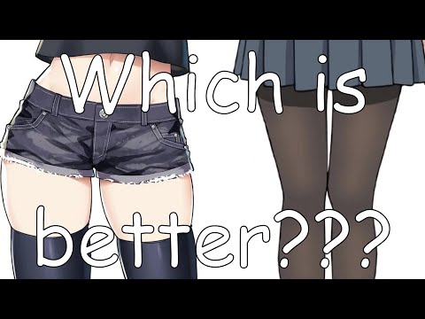 Scientifically proving that thigh-highs are superior to leggings