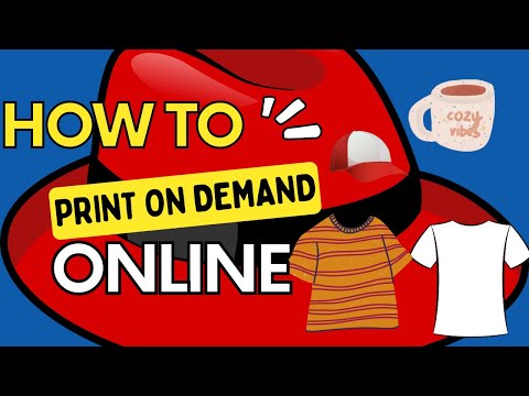 How to start a Print On Demand online store without money .