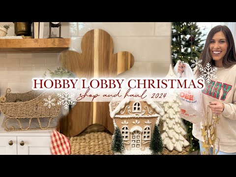 HOBBY LOBBY CHRISTMAS SHOP WITH ME AND HAUL 2024