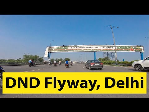 DND Flyover Ride | Noida Delhi Border | DND Flyover Noida to Delhi | Delhi Noida Direct Flyway