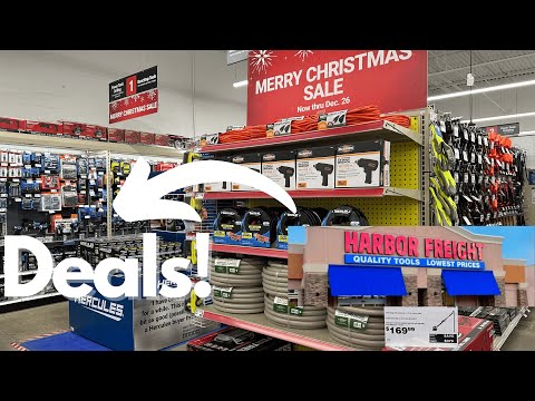 Harbor Freight Crazy Merry Christmas Tool Sale