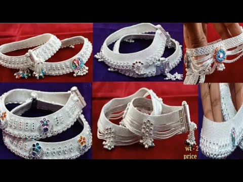 Silver payal new design 2024/silver payal design new model 😍