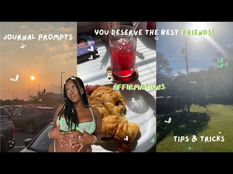 Manifest Divine Friendships | Journal Prompts, Affirmations & Tips For Success 🌷