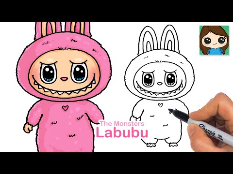 How to Draw Labubu Macaron | The Monsters