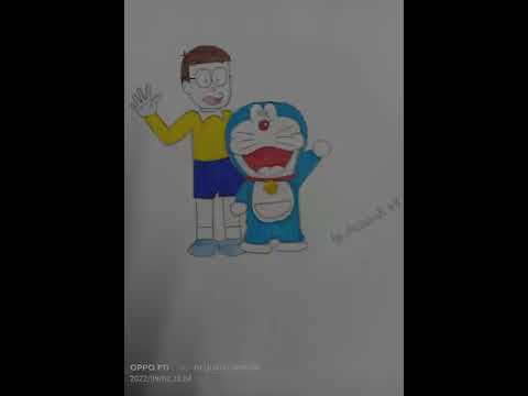 Try to drow nobita&doraemon..😊🥰#shorts #viral#art #reels#kpartwork07#nobita #doremon #nobitashizuka