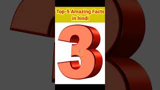 Top-5 Amazing Facts in hindi||Alpha Think Mind Facts||ajab gajab rochakthatya#amazingfacts #shorts