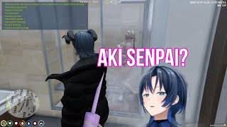 Hiodoshi Ao Almost Went Bankrupt After Watching Akirose Shower | GTA V [Hololive/Sub]