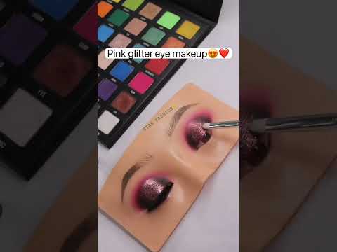 Glitter Eye Makeup || Easiest Glitter Eye Makeup Tutorial || Quick Easy Eye Makeup😍||