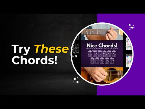 Try this nice sounding chord progression with a bit of melody! Grab your guitar and play along!